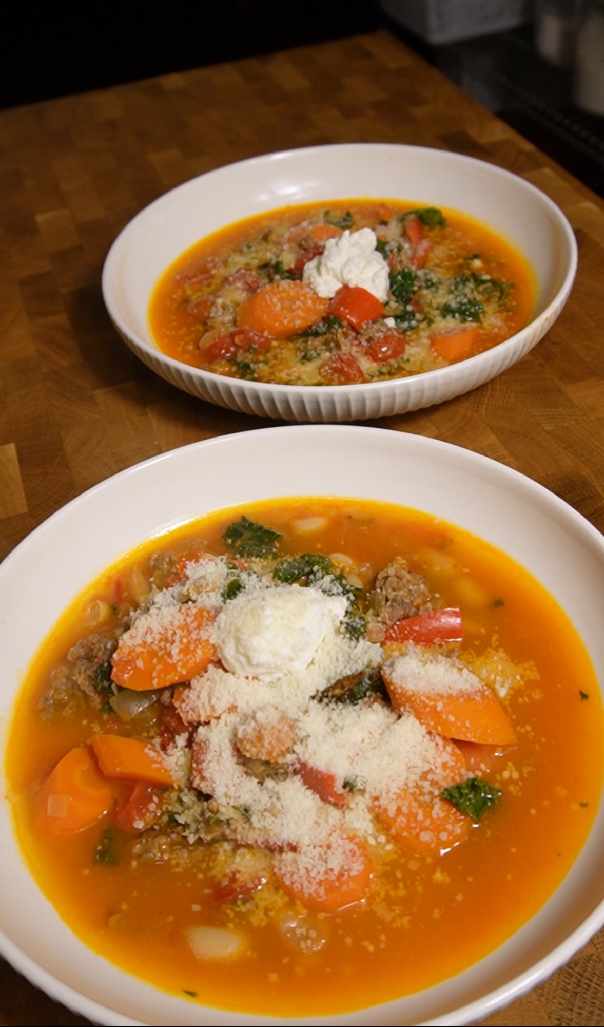 One-Pot Spicy Italian Sausage and White Bean Soup
