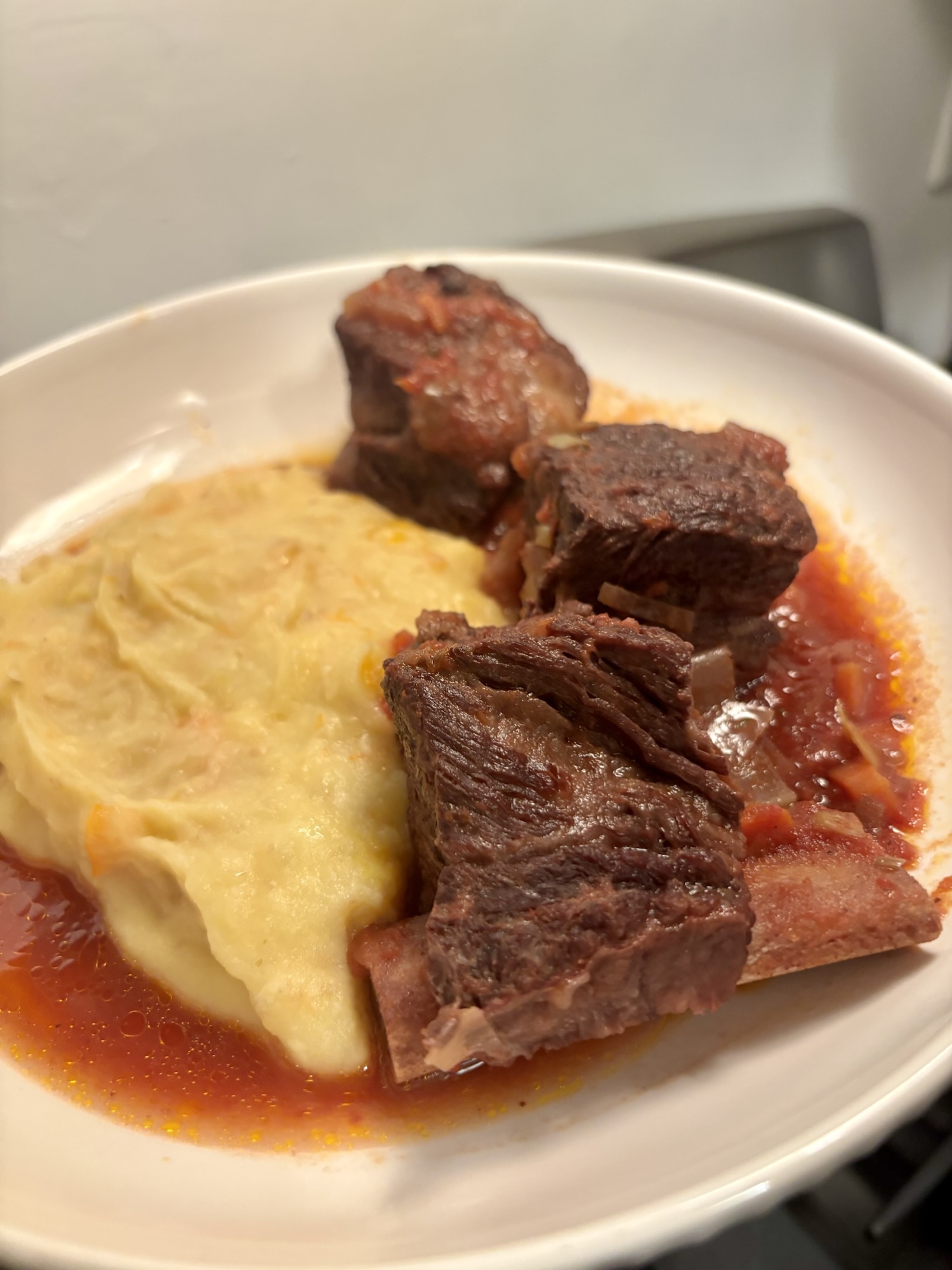 Tomato Butter Mashed Potatoes